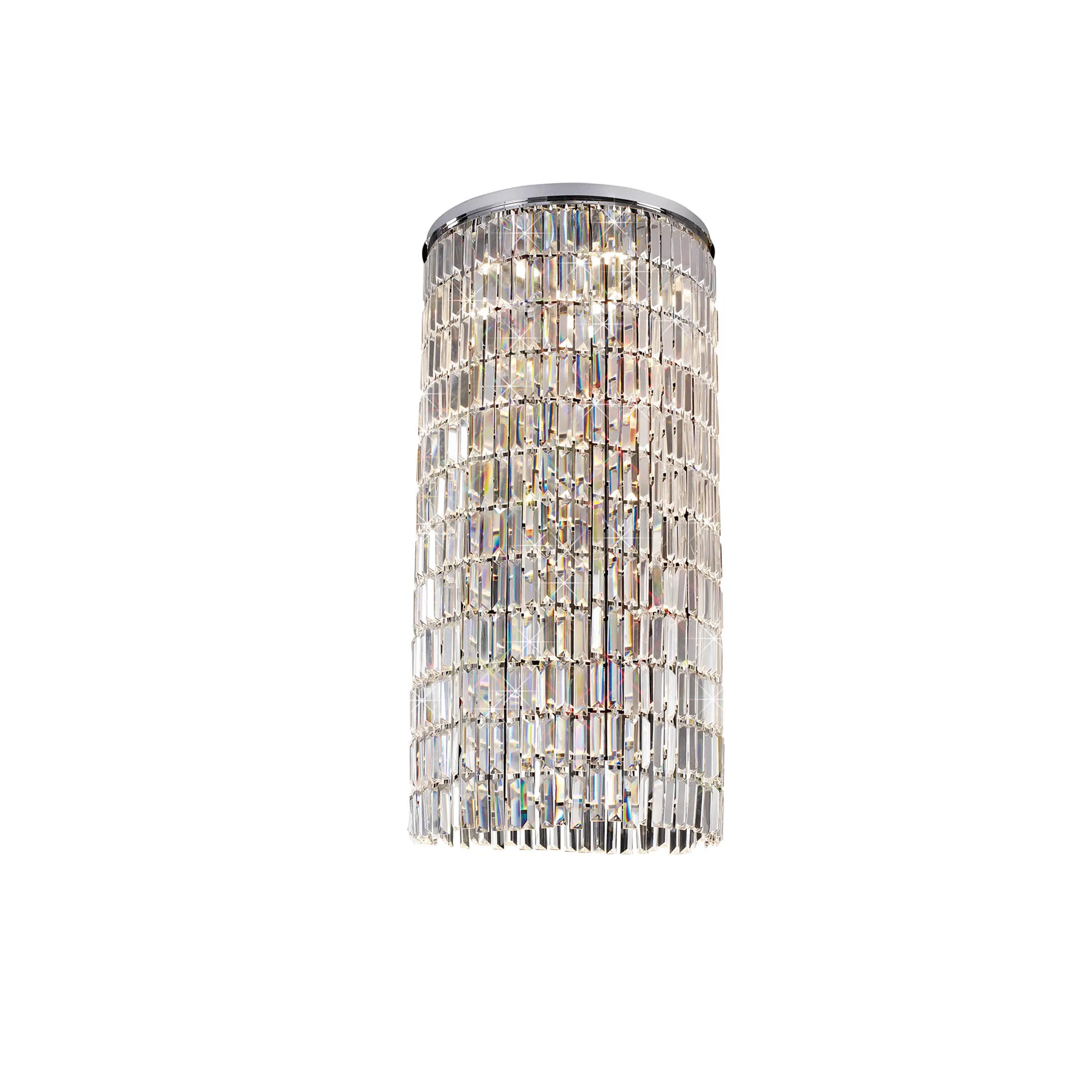 Torre Crystal Ceiling Lights Diyas Statement Crystal Fittings